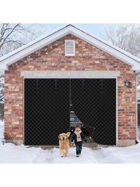 Thermal Garage Door Screen Insulation Kit, Magnetic Blackout Cover, Weatherproof